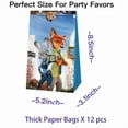 thumbnail image 6 of Zootopia Goodie Bags Treat Candy Decorations Party Favor Supplies Birthday Cake Topper Backdrop Banner, 6 of 7