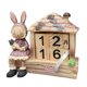 thumbnail image 2 of Calendario De Madera Calendario de mesa de madera de Pascua con bloques de construcción reutilizables, juego de manualidades para decoración de escritorio (1 unidad) JASKFLY, 2 of 6