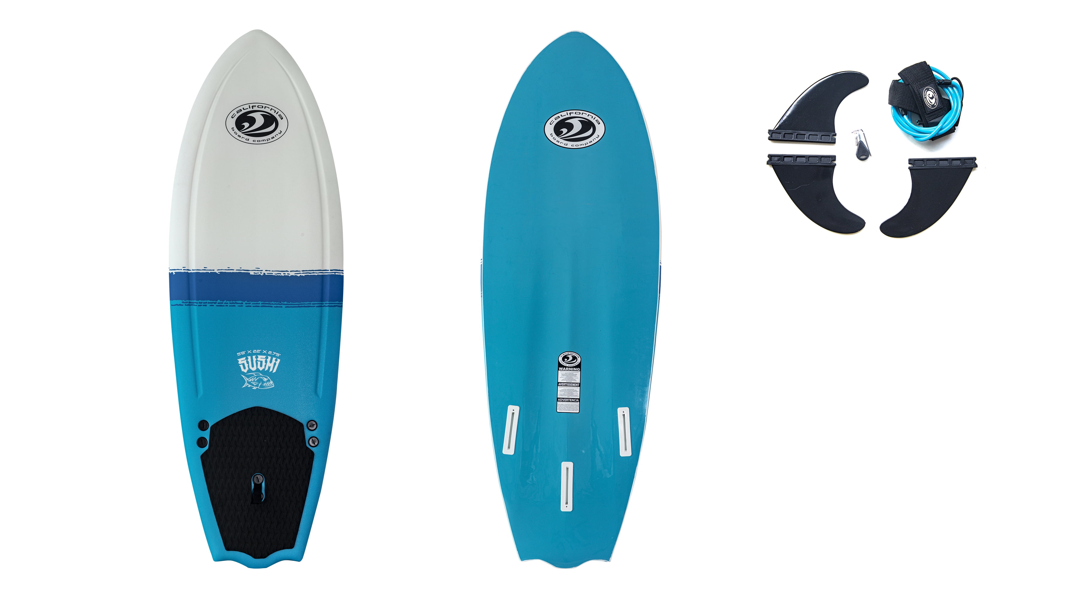 Scott Burke 292 6 ft. Soft Surfboard with Traction & Leash