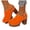 A, variant on Women's Chunky Heels Platform Sandals Non Slip Sling Back Mules Slip On Ankle Strap Closed Toe Clogs Dress Shoes White Size 9.5