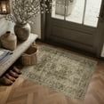 thumbnail image 3 of BERTHMEER 2'x3' Small Brown Area Rugs for Bathroom Entryway Bedroom Kitchen Dorm Entrance Non Slip Washable Vintage Traditional Oriental Accent Distressed Rugs, 3 of 8