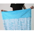 thumbnail image 5 of Snuggle Stuffs Girls Scales Minky Dot Velboa Mermaid Tail Blanket (X-Small - 24", Blue), 5 of 9