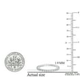 thumbnail image 4 of 1.00 Carat (ctw) 14k Gold Round Diamond Ladies Eternity Anniversary Stackable Ring Wedding Band 1 CT, 4 of 4