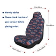 thumbnail image 5 of Pofeuu Fire Truck 1 Print Automotive Car Seat Covers Flat Cloth Full Set Seat Covers,Car Seat Covers front seats for Cars Trucks and SUVs-1, 5 of 9