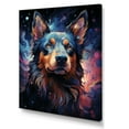 thumbnail image 2 of Designart "Dog Constellations in Cosmic Array I" Animals Canvas Wall Art - Traditional Black Dog Living Room Canvas Art, 2 of 6