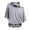 Grey, variant on Yubnlvae Black Women Plus Size Lace Loose Casual Long Sleeve Tops Blouse Shirt, L