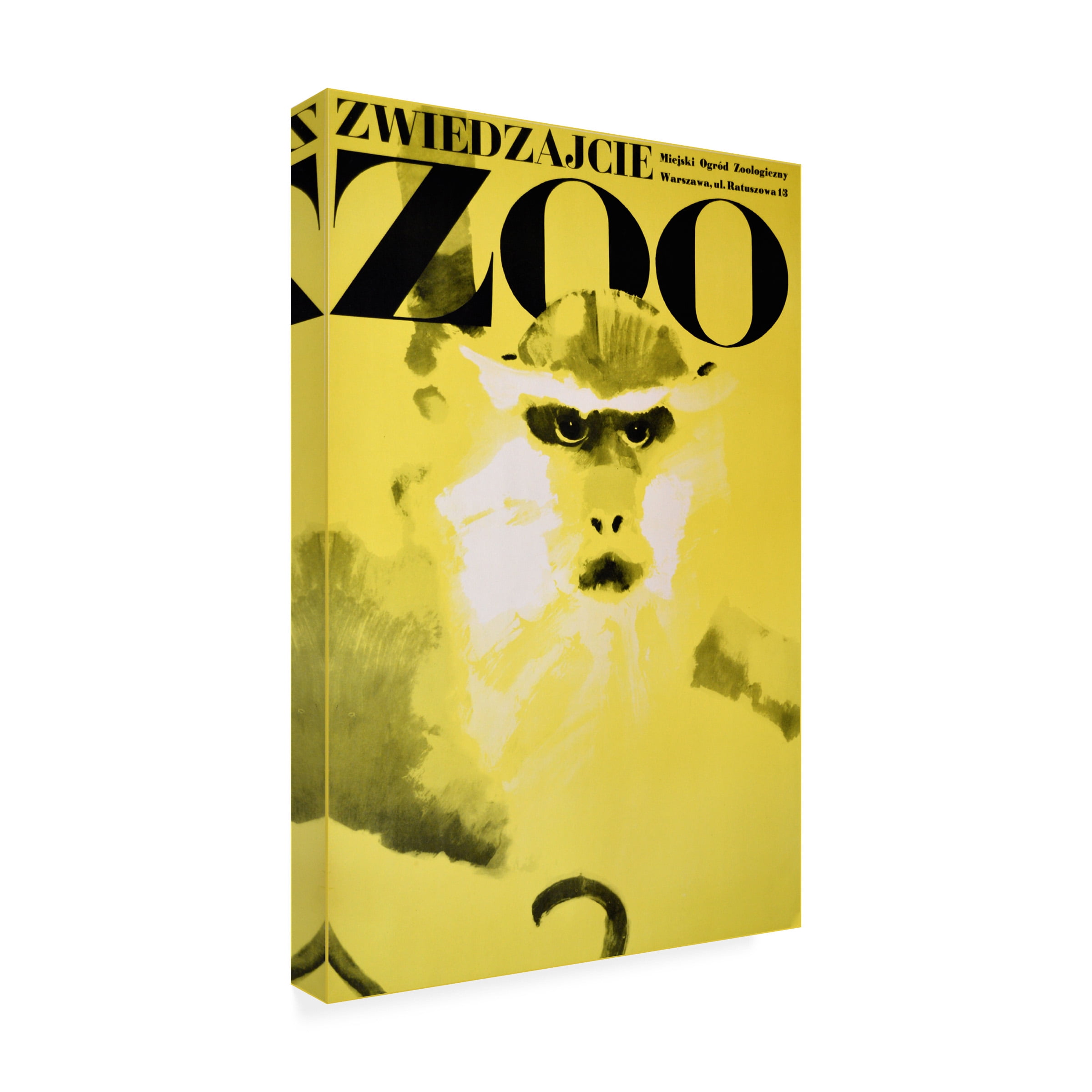 Vintage Apple Collection 'Monkey-Zoo' Canvas Art