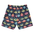 thumbnail image 7 of FORMRS Boys Swim Trunks Quick Dry Mesh Lining Beach Boardshorts, Sizes XS-XL, Cartoon Space Cat, 7 of 7