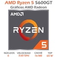 thumbnail image 2 of Procesador AMD RYZEN 5 5600GT 3.6 GHz Six Core AM4 100-100001488BOX gris, 2 of 6