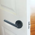 thumbnail image 3 of Design House Eastport Contemporary Passage Hall and Closet Door Lever, Matte Black, 3 of 9