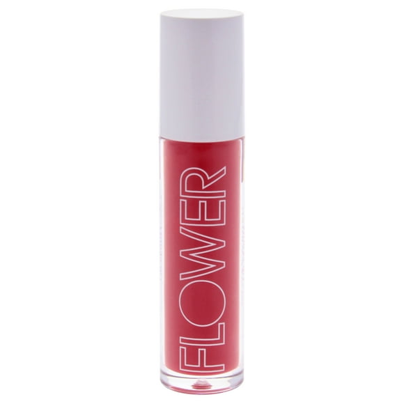 Suero labial Gloss Crush - Fuchsia Crush de Flower Beauty para mujer - Brillo labial de 0.12 oz