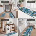 thumbnail image 5 of Dog with Pioneer Flower Kitchen Rugs Sets Of 3,Kitchen Runner Rugs Non Skid Washable,Decorative Kitchen Floor Mats for Kitchen,Sink,Laundry,17"x30"+ 17"x47" + 17"x59", 5 of 6