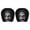C, variant on 2 Pack Halloween Creepy Ghost Woman Face Car Headrest Covers Horror Scary Spirit Head Rest Protector Covers Auto Interior Prank Decor For Car SUV Truck