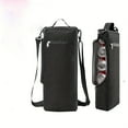 thumbnail image 1 of Golf Cooler Bag, Accessories for Men, Small Soft Cooler Holds 6 Pack of Cans or Two Wine Bottles, Sports Bag Black, 1 of 4