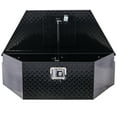 thumbnail image 5 of C0000J Aluminum Trailer Tongue Tool Box 5 Bar Tread Pattern Toolbox Wide Utility Storage Organizer Tool Box With Lock Keys, 5 of 8