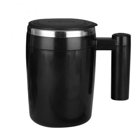 

Automatic Stirring Magnetic Mug 380ML White/Black Stainless Steel Lazy Coffee Mixing Cup Battery Powered Smart Mixer Thermal Cup