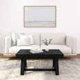 thumbnail image 2 of Plank+Beam Farmhouse Coffee Table, 40" Solid Wood Tables for Living Room, Rectangular Center Table, 2 of 11