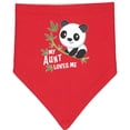 thumbnail image 2 of Inktastic My Aunt Loves Me Cute Panda Baby Bandana Bib, 2 of 4