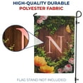 thumbnail image 4 of America Forever Spring Monogram Garden Flag Letter N 12.5 x 18 inches Double Sided Vertical Outdoor, Yard, Lawn, Seasonal Decorative Beautiful Flowers, Garden, Summer Butterfly Garden Flag, 4 of 5