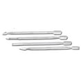 thumbnail image 3 of 4Pcs Stainless Steel Double-Ended Nail Pusher Set Nail Glue Remover Cuticle Remover Anti-Slip Manicure Pedicure Cuticle Pusher Dead Skin Trimmer Nail Cleaner, 3 of 9