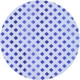 thumbnail image 1 of Ahgly Company Indoor Round Patterned Lavender Blue Area Rugs, 8' Round, 1 of 6