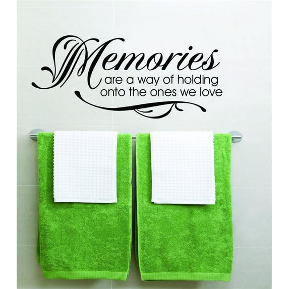 Wall Design Pieces Memories Are A Way Of Holding Boys Bed Room 12 X 36 Inches