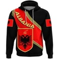 thumbnail image 3 of Sudadera con capucha con estampado de bandera albanesa para hombre, sudadera con capucha de manga larga informal con estampado 3D, chaqueta deportiva para hombre y mujer, 3 of 5