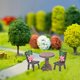 thumbnail image 3 of Patio Furniture Accessories Resin Garden Decor Compact Design for 2 Sets, 3 of 5