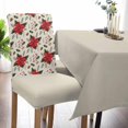 thumbnail image 6 of Chair Covers for Dining Room Set of 6,Watercolor Farm Red Flowers Stretch Seat Protector Removable Washable Chairs Slipcovers for Kitchen Banquet Wedding Hotel,Pine Fruit Country Floral, 6 of 6