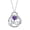 Purple, variant on Faty-T Mother & Daughter Heart Necklace Matching Jewelry Set Mothers Day Gift from Daughter to Mom Sentimental Keepsake