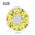 thumbnail image 3 of Lemon (2) Shower Cap, Double Layers Shower Cap Rreusable Waterproof, Elastic Bathing Hair Hat for Women, Washable Hair Cap for All Hair Lengths, 3 of 5
