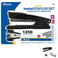 thumbnail image 5 of BAZIC Metal Stapler Set Refill Remover Office Desktop 1250 Staples Standard, 5 of 5
