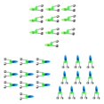 thumbnail image 1 of Clip de lámpara LED 30x Dual Campanas de extra ruidosas pesca, 1 of 9