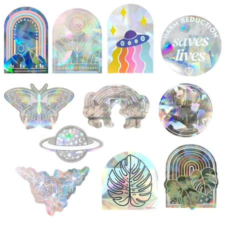 Window Reflecting Stickers Reflective Stickers Door Window Decals Window Decals Colorful ...