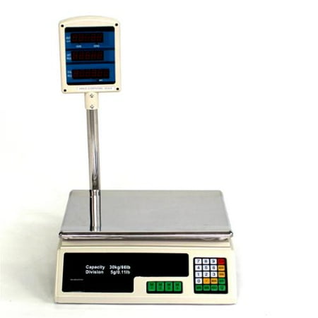 Scale Food Price Digital Computing Produce Meat Deli Weight Counting 60LB ACS-30