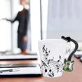 thumbnail image 3 of LanHong - 13.5 oz Musical Notes Design Guitar Mug Drink Tea Milk Coffee Mug Music Ceramic Cup Gift for Friend (Green), 3 of 4