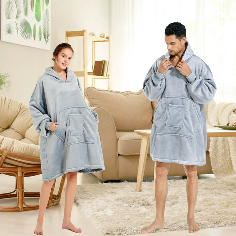 REDESS Ultra Plush Wearable Blanket Hoodie Oversized Sweatshirt for Adults Men Women Walmart