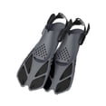 thumbnail image 4 of DYNWAVECA Palmes de Plongée, Palmes de Natation Robustes avec Sangle Réglable pour Hommes et Femmes, Fournitures de Snorkeling, Noir, 4 of 10