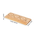 thumbnail image 2 of SHINYPASING Fabric and Wooden Bead Design Tray for Jewelry Making and Decoration Brown, 2 of 6