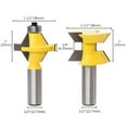thumbnail image 4 of MANNYA Large Lock Miter Router Bit 120Degree Shank Tenon Cutter Woodworking CarvingTool, 4 of 9