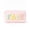Pink PK 1 Pack, variant on AuroraX Alphabet Letter Pencil Case Portable Large Capacity Pencil Pouch Canvas Custom Divided Light Zippered Office Stationery Bag Beige