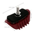 thumbnail image 2 of LABSERRON 1Set Rim Lock for Motorcycle Red Color with Durable Stainless Steel and Plastic for Uneven Surfaces, 2 of 7