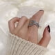 thumbnail image 3 of XWSHYW Anillos Temperamento Viento Frío Personalidad Búho Hueco Abierto, 3 of 5