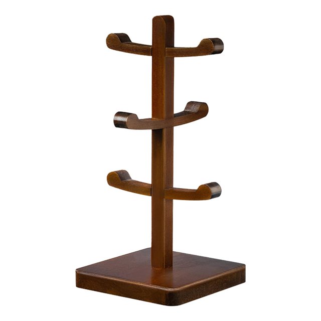 Expositor de pulseras de madera, con base, para regalo, expositor de joyas, organizador de joyas para tocador de pulseras.