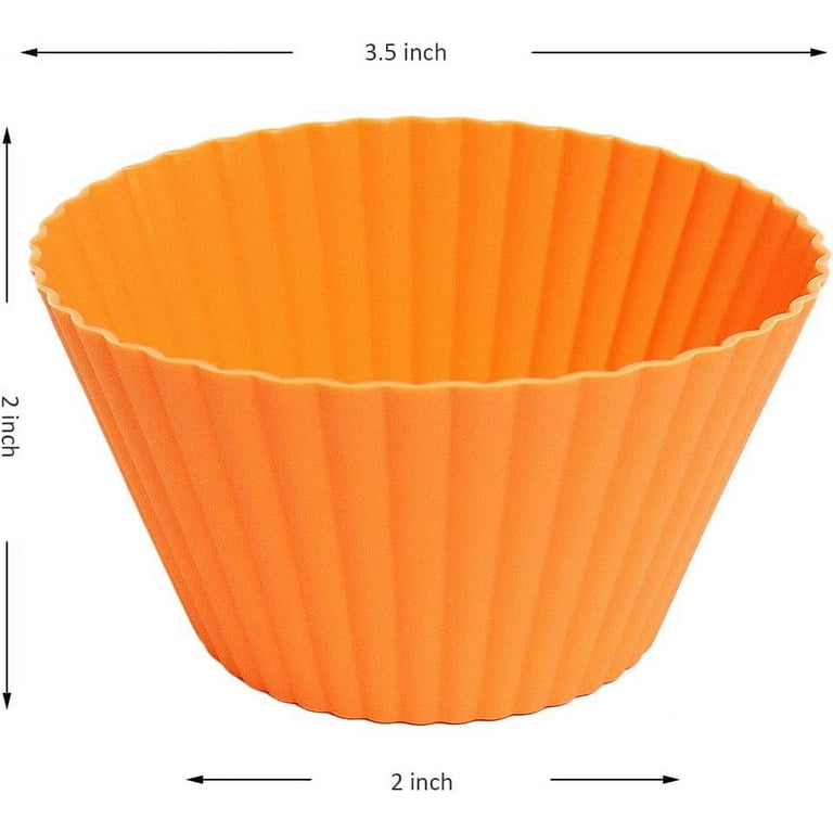 Large silicone cheap cupcake liners