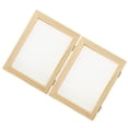 thumbnail image 4 of 2Pcs Paper Making Mold Paper Making Screen DIY Making Paper Frame Paper Making DIY Mold (Random Style Hinge), 4 of 6