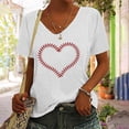 thumbnail image 2 of Birdeem T-Shirt Sans Manches à Col en V pour Femmes, Mode Décontractée, Imprimé, Chandail, 2 of 5