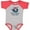 Baseball Heather and Red, variant on Inktastic Mimi and Pappy Love Me Baby Boy Boys Baby Bodysuit
