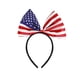 thumbnail image 2 of Patriotic Headband With Flag Bow Independence Day Hair Accessories For Festivals And Parties Cosplay Headband For Celebrations, 2 of 6