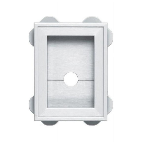 BLOCK WRAPAROUND UTIL WH (Pack of 1)